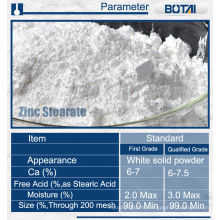 Stable quality zinc stearate lubricant for chalk